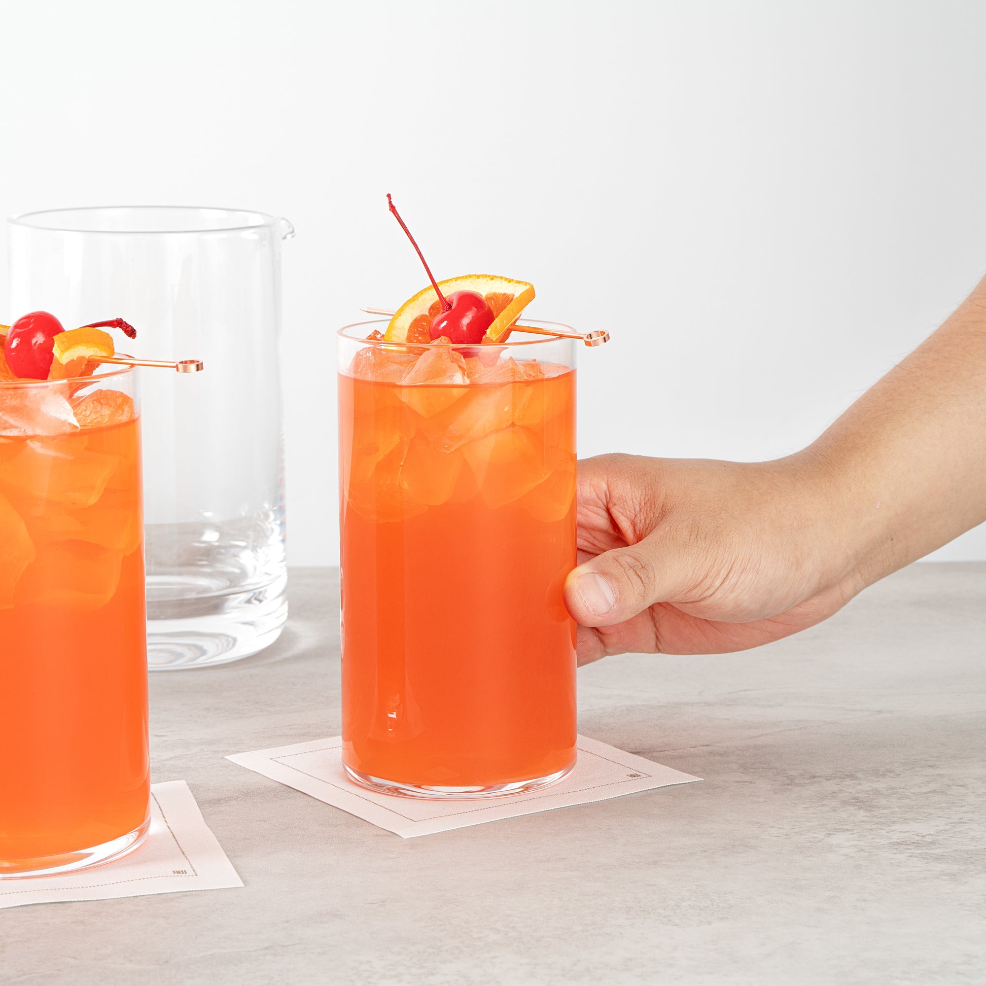 Vetri 16 oz Beverage Glass - 3" x 3" x 5 1/2" - 6 count box
