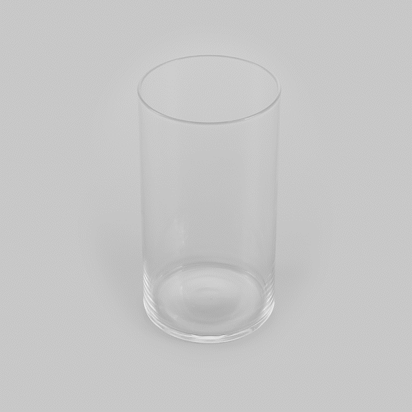 Vetri 16 oz Beverage Glass - 3" x 3" x 5 1/2" - 24 count box
