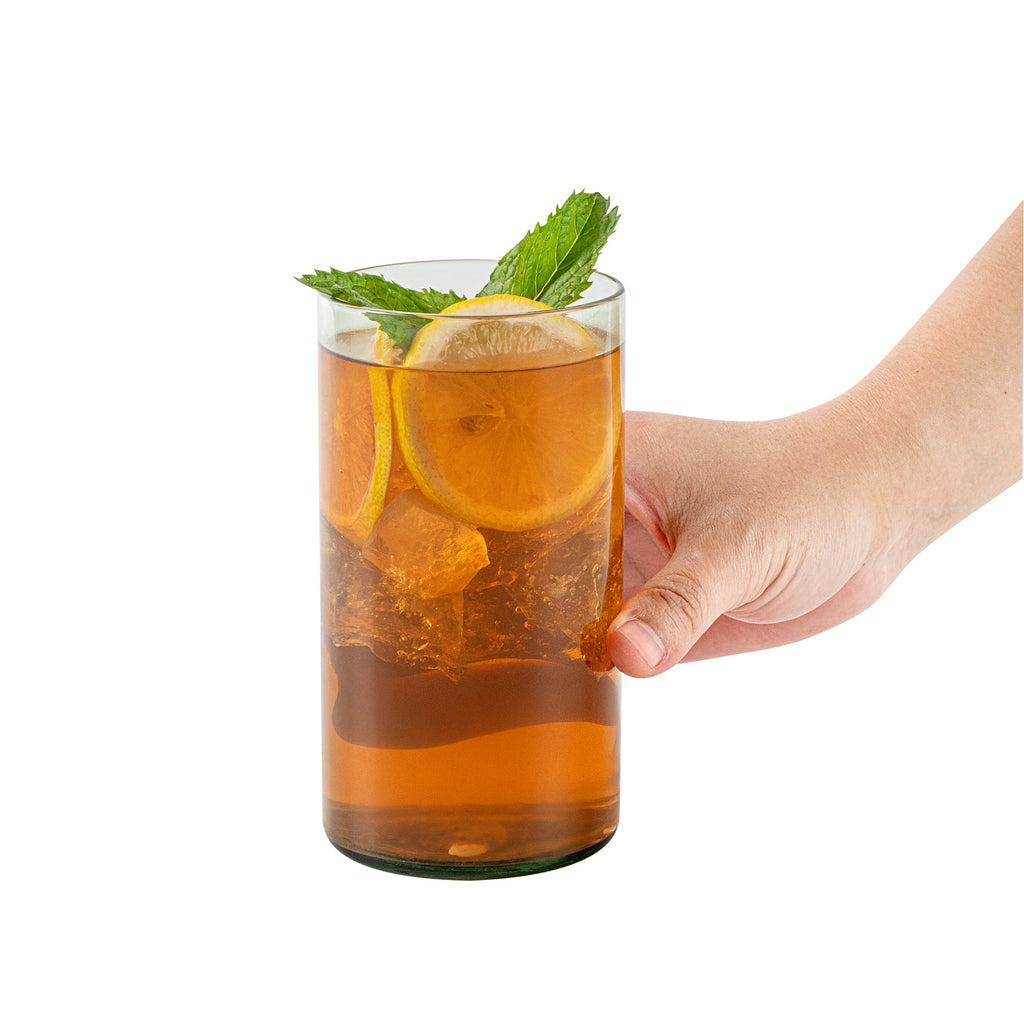 Vetri 16 oz Green Beverage Glass - 3" x 3" x 5 1/2" - 24 count box