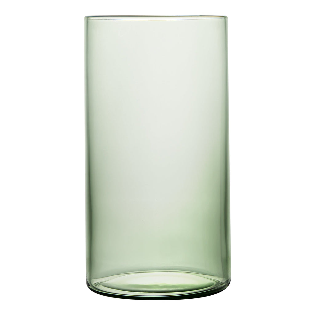 Vetri 16 oz Green Beverage Glass - 3" x 3" x 5 1/2" - 24 count box