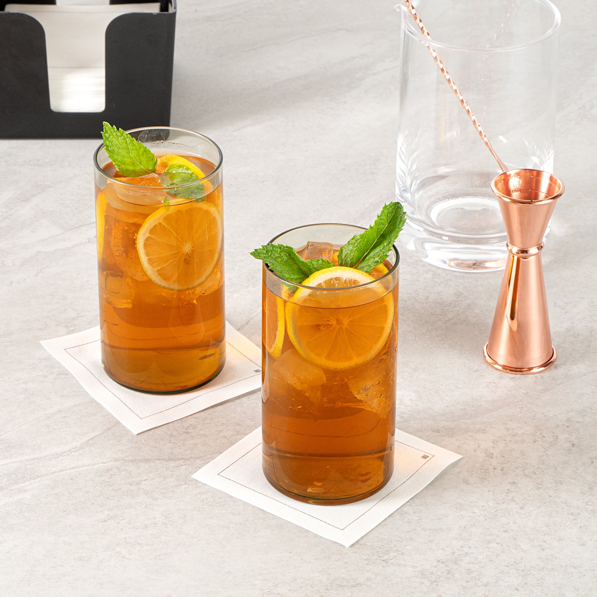 Vetri 16 oz Green Beverage Glass - 3" x 3" x 5 1/2" - 24 count box