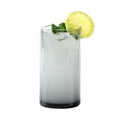 Vetri 16 oz Gray Beverage Glass - 3" x 3" x 5 1/2" - 24 count box
