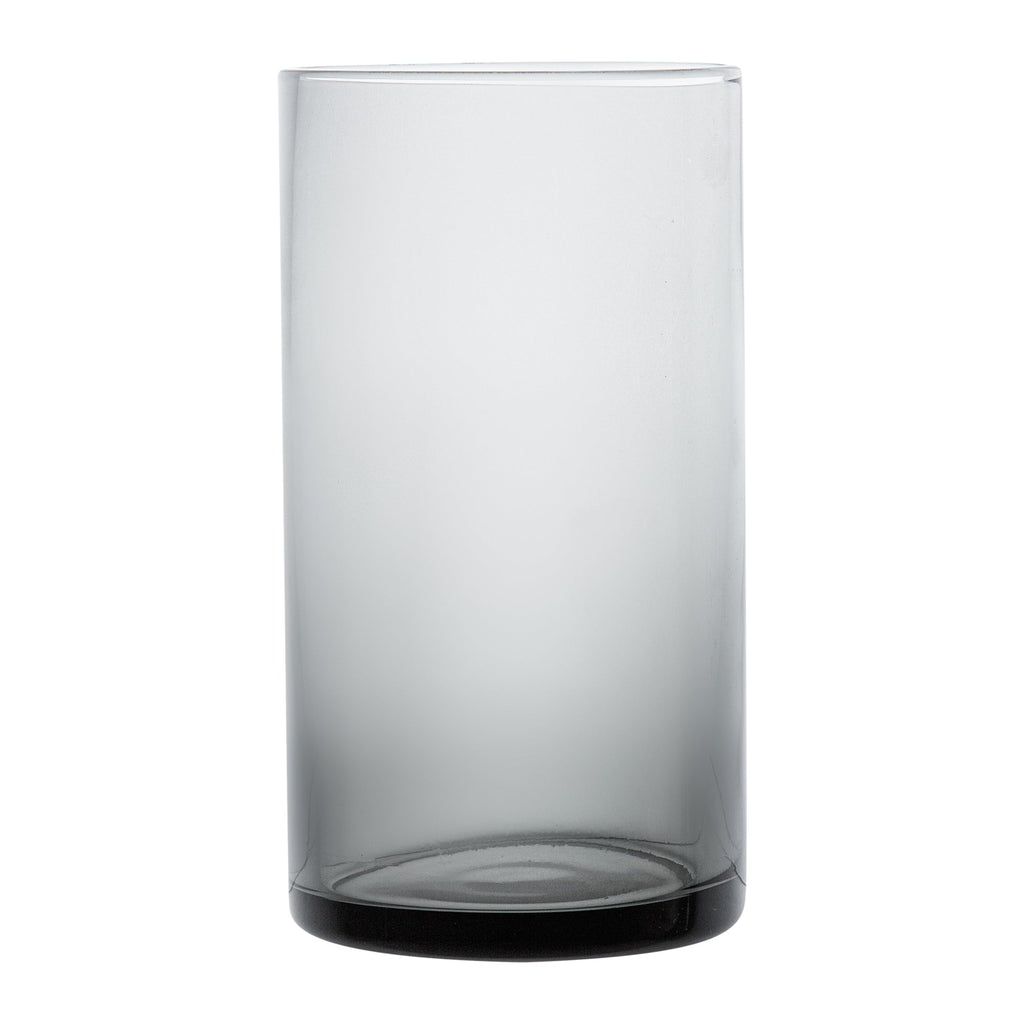 Vetri 16 oz Gray Beverage Glass - 3" x 3" x 5 1/2" - 6 count box