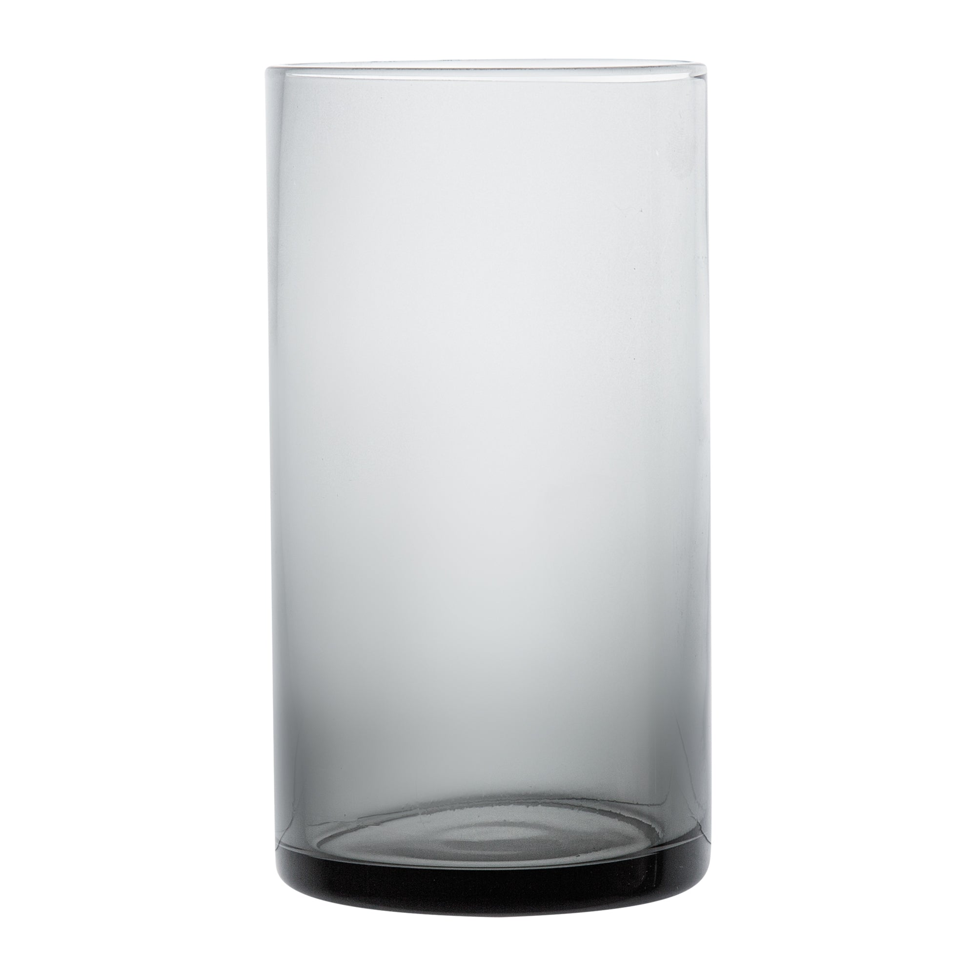 Vetri 16 oz Gray Beverage Glass - 3" x 3" x 5 1/2" - 6 count box