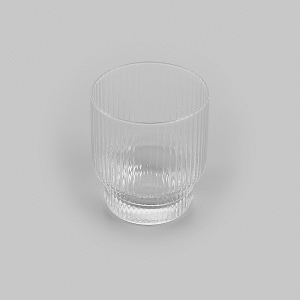 Vetri 10 oz Rocks / Old Fashioned Glass - 3 1/4" x 3 1/4" x 3 3/4" - 24 count box