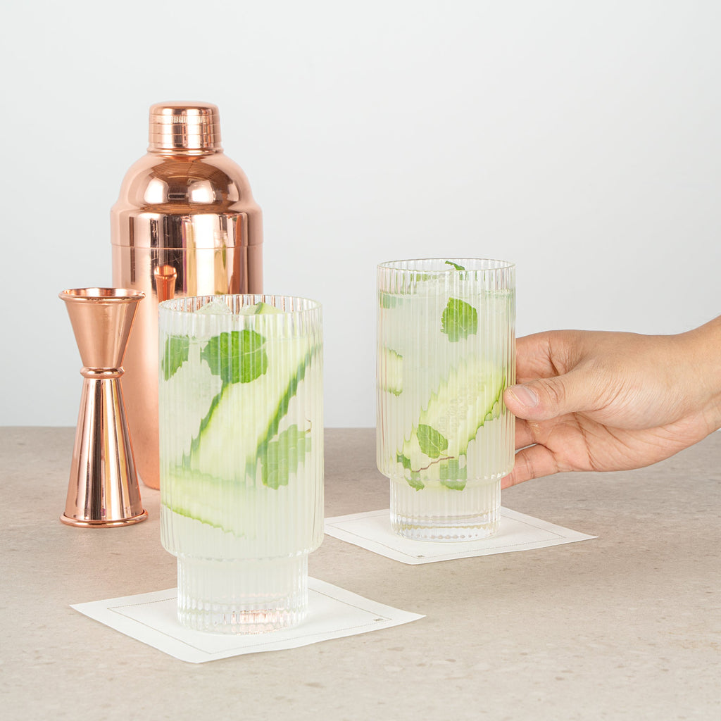 Vetri 13 oz Highball Glass - 2 3/4" x 2 3/4" x 5 1/2" - 6 count box