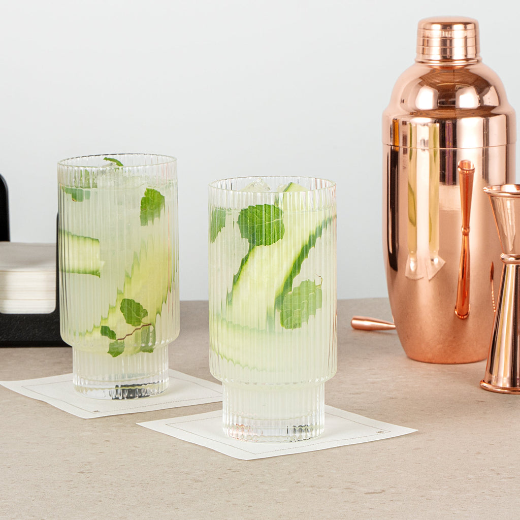 Vetri 13 oz Highball Glass - 2 3/4" x 2 3/4" x 5 1/2" - 6 count box