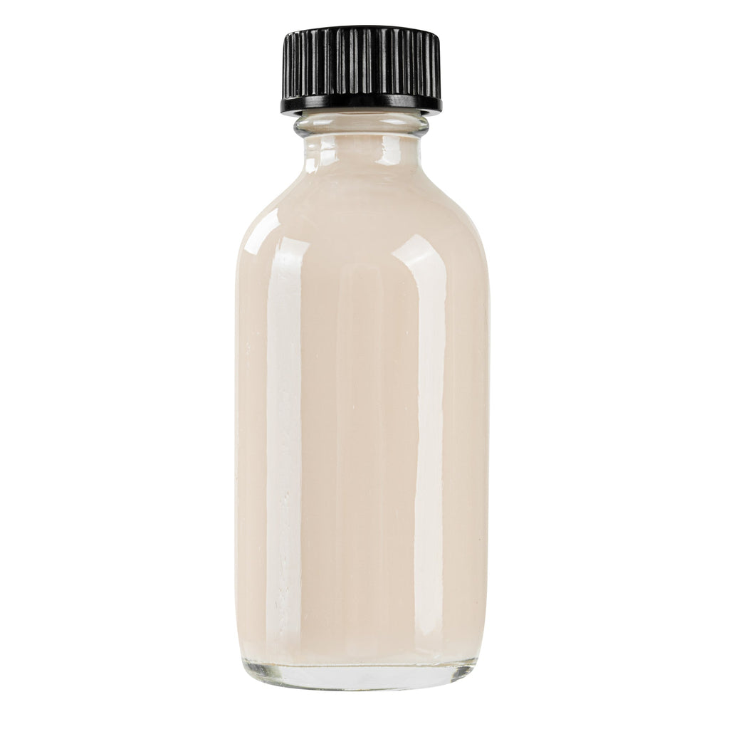 Vetri 2 oz Boston Round Clear Glass Bottle - with Black Phenolic Cap - 1 1/2" x 1 1/2" x 3 3/4" - 48 count box