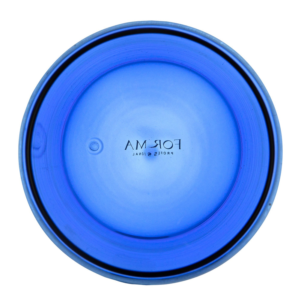 Forma Professional 9 oz Blue Glass Tumbler - Double Wall, Borosilicate - 3 1/4" x 3 1/4" x 4" - 2 count box
