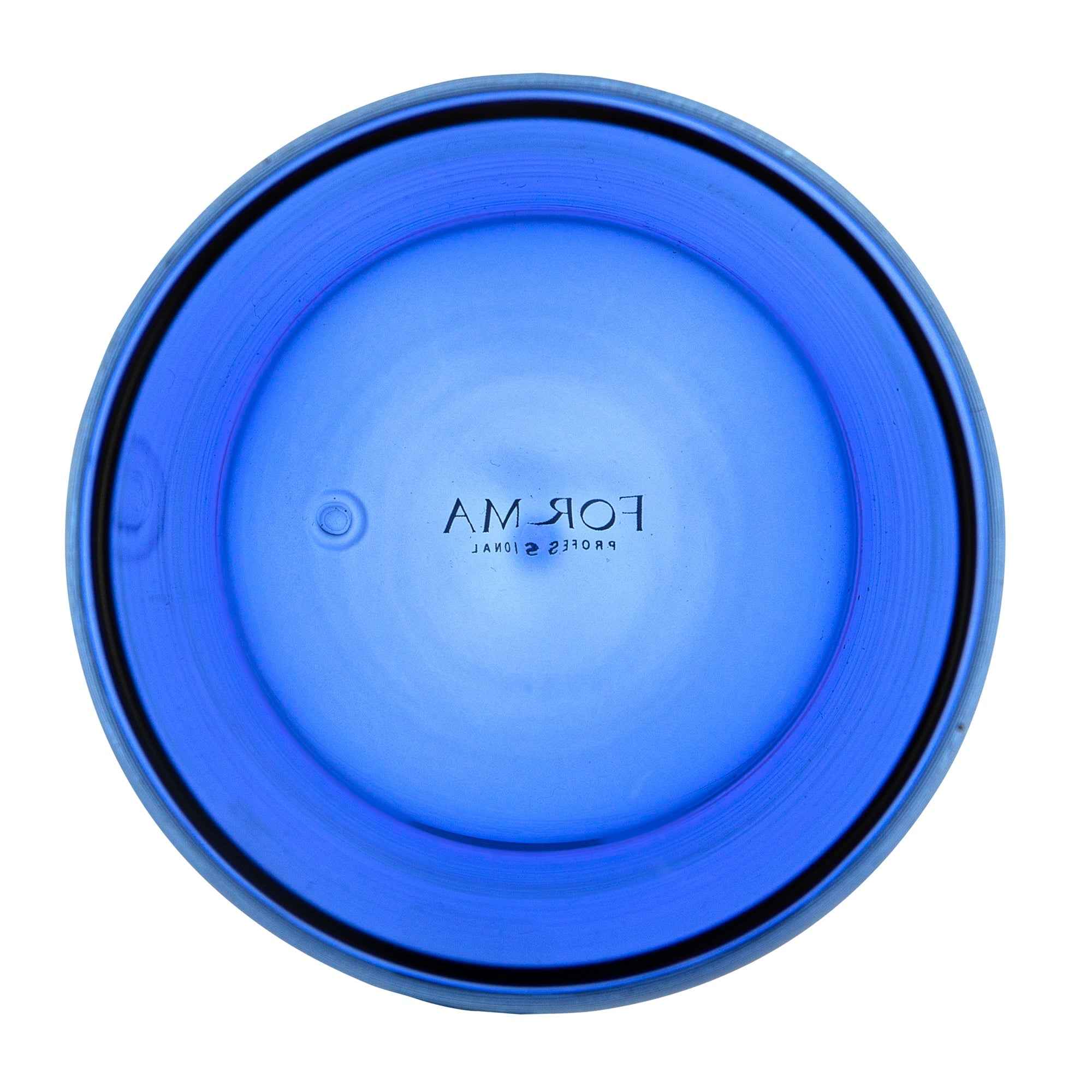 Forma Professional 9 oz Blue Glass Tumbler - Double Wall, Borosilicate - 3 1/4" x 3 1/4" x 4" - 2 count box