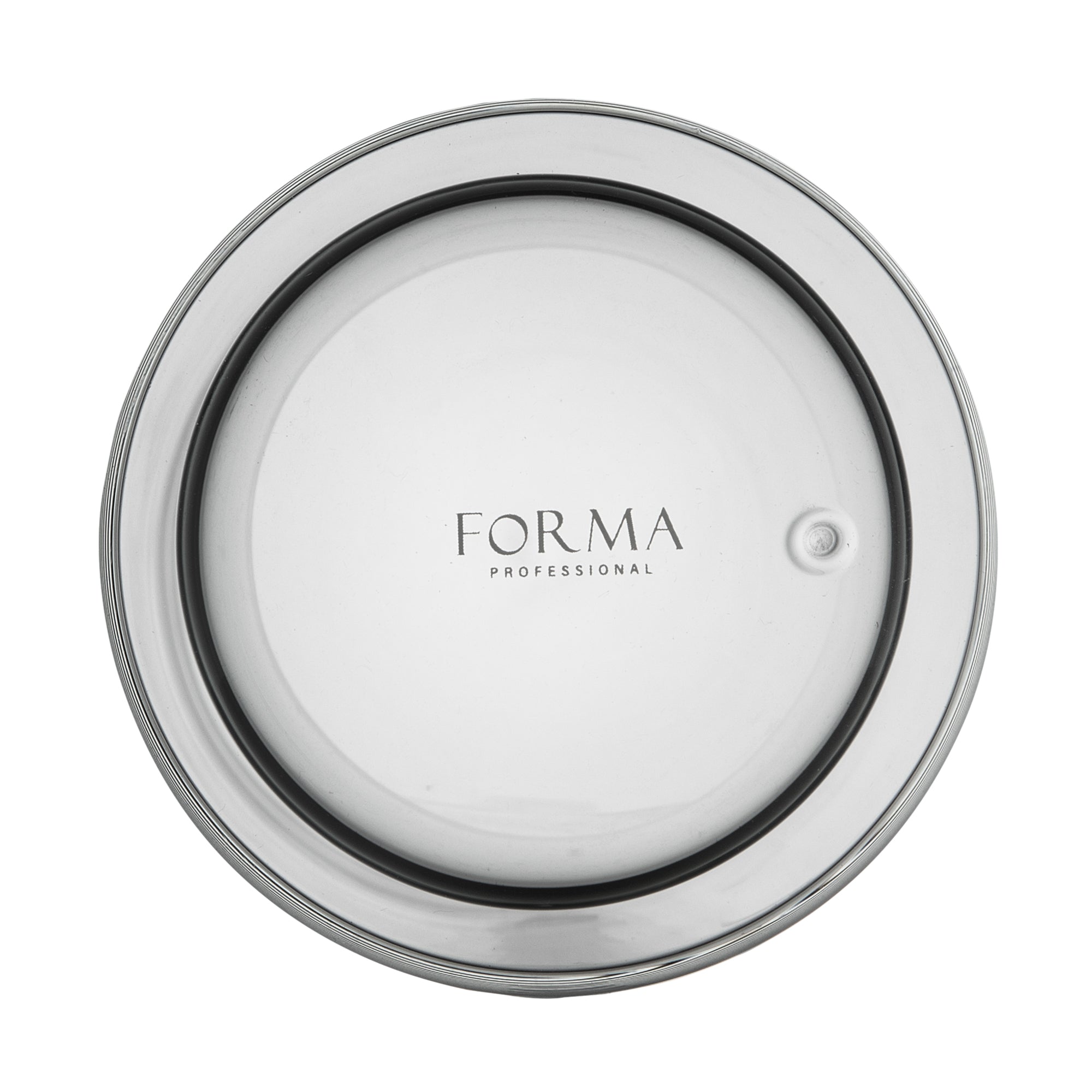 Forma Professional 9 oz Gray Glass Tumbler - Double Wall, Borosilicate - 3 1/4" x 3 1/4" x 4" - 2 count box