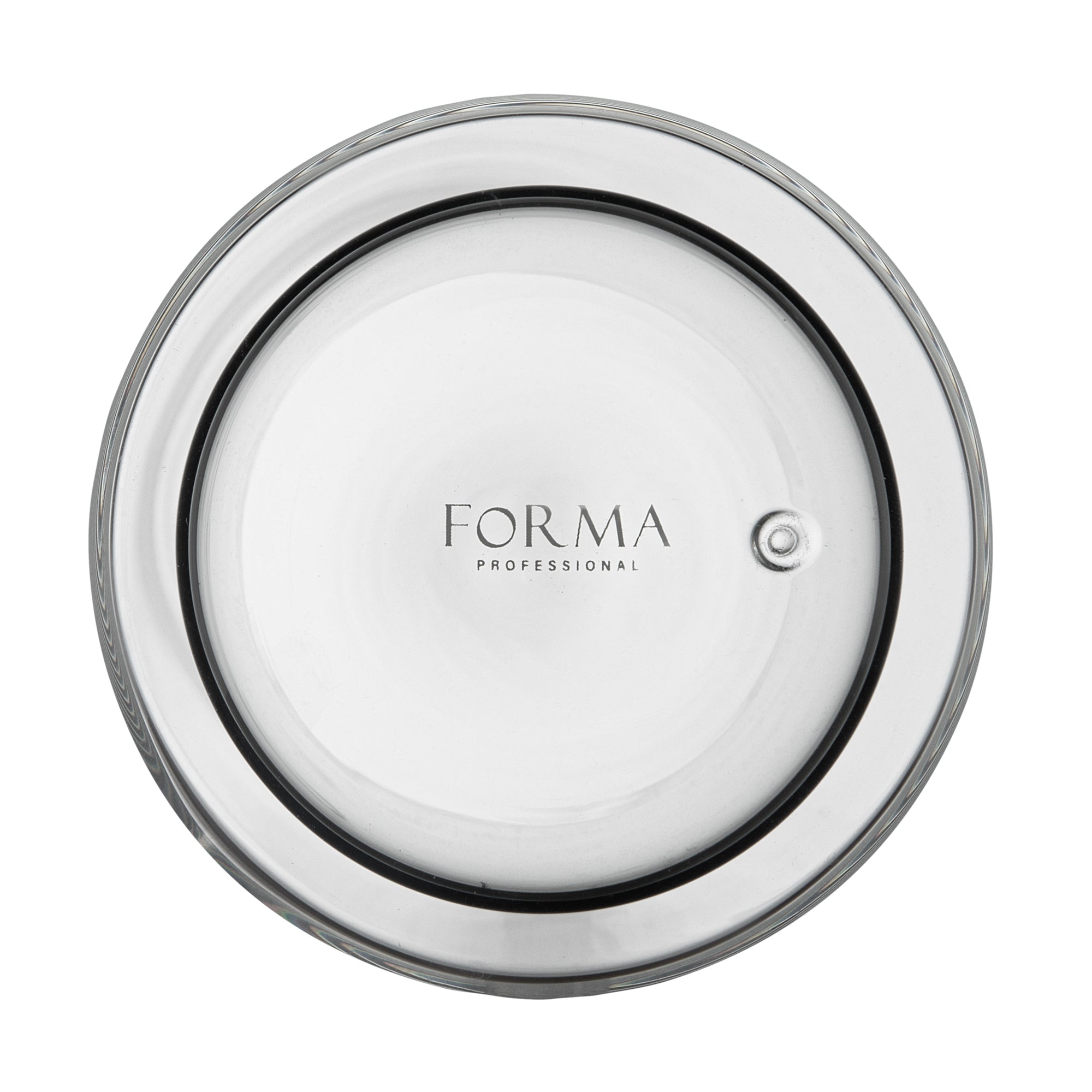 Forma Professional 14 oz Gray Glass Tumbler - Double Wall, Borosilicate - 3 1/4" x 3 1/4" x 5 1/4" - 2 count box