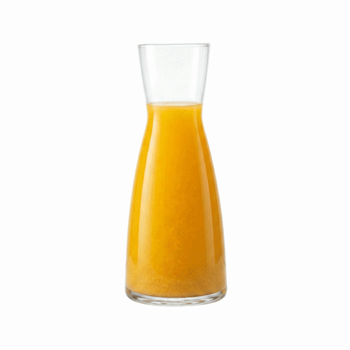 Vetri 1L Clear Glass Carafe - 24 count box