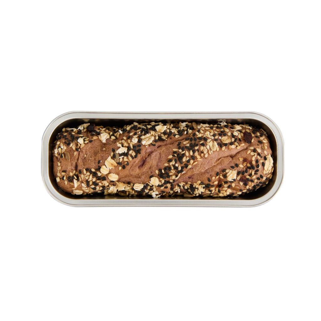 Pastry Tek 7 oz Rectangle Coffee Aluminum Baking Loaf Pan - with Plastic Dome Lid - 6 1/2" x 2 1/2" x 1 1/4" - 100 count box