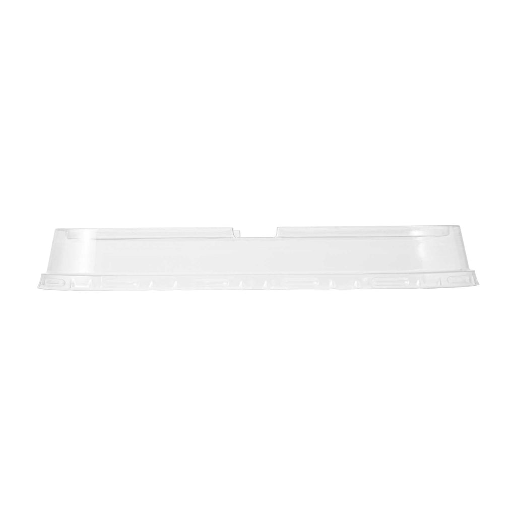 7 oz Rectangle Gold Aluminum Baking Loaf Pan - with Plastic Dome Lid - 6 1/2" x 2 1/2" x 1 1/4" - 100 count box
