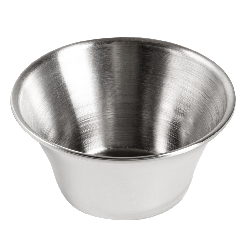 Met Lux 4 oz Stainless Steel Condiment Cup - 3" x 3" x 1 1/2" - 10 count box