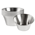 Met Lux 4 oz Stainless Steel Condiment Cup - 3" x 3" x 1 1/2" - 10 count box