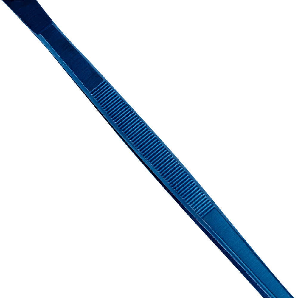 Perfect Point Titanium Blue Stainless Steel Long Straight Tweezers - 11 3/4" x 3/4" - 1 count box