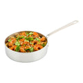Met Lux 12 oz Silver Stainless Steel Mini Saute Pan - 9" x 5" x 1 1/4" - 1 count box