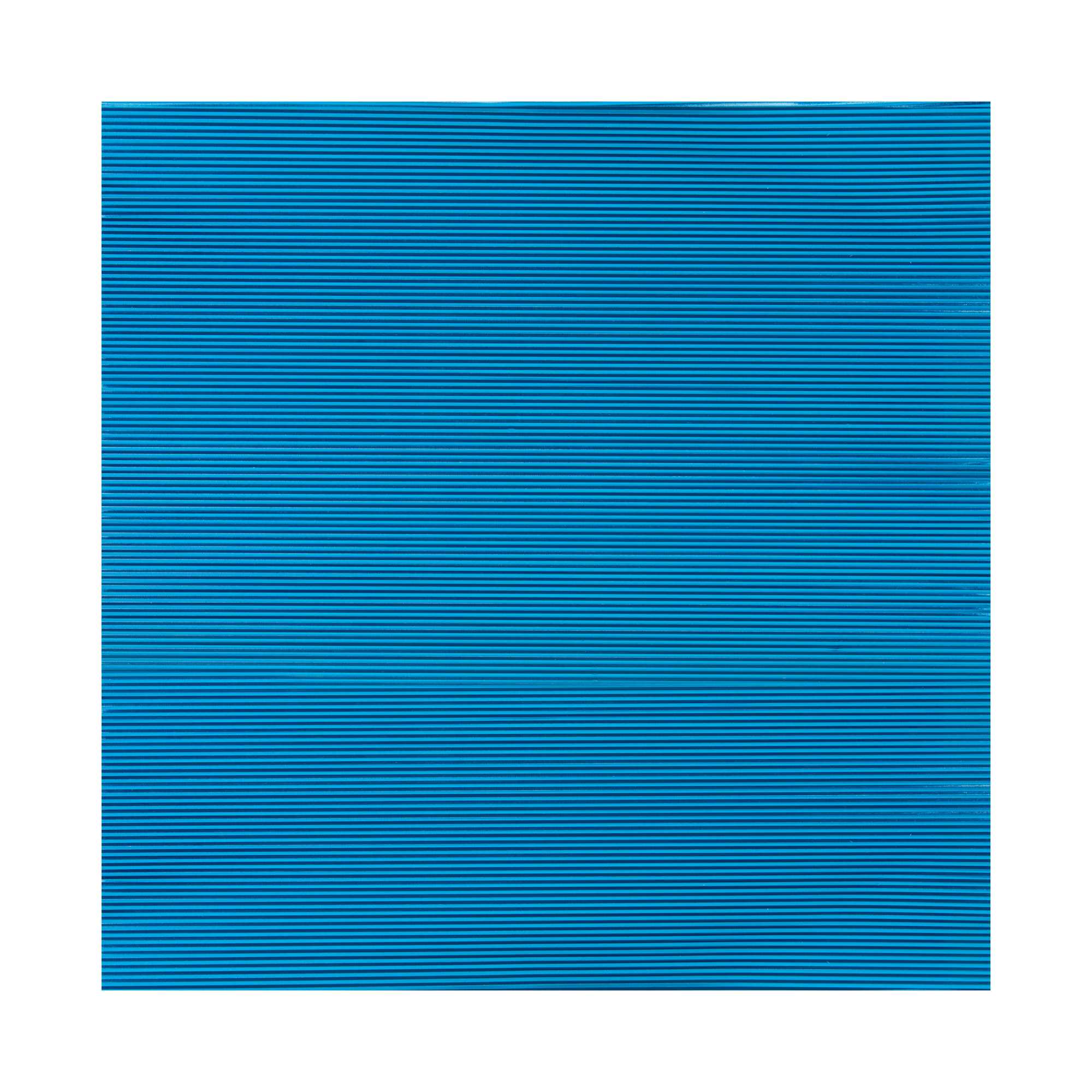 Foil Lux Electric Blue Aluminum Wrap and Basket Liner - Ripple - 12" x 12" - 500 count box