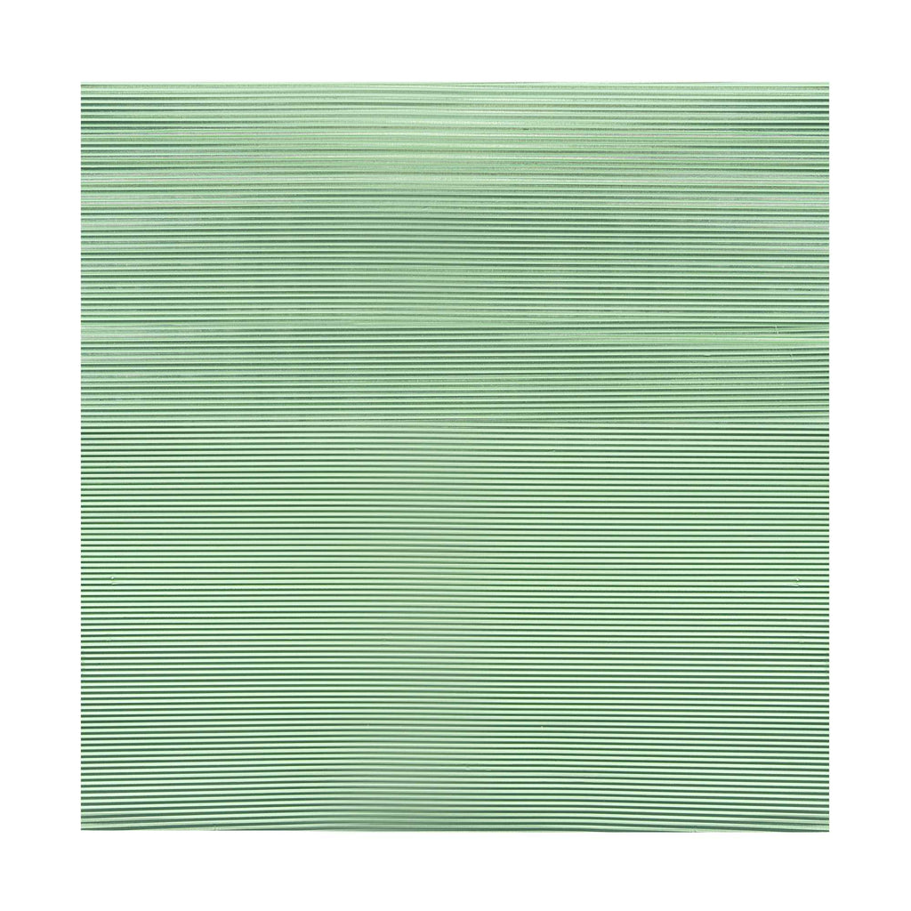 Foil Lux Green Aluminum Wrap and Basket Liner - Ripple - 12" x 12" - 500 count box