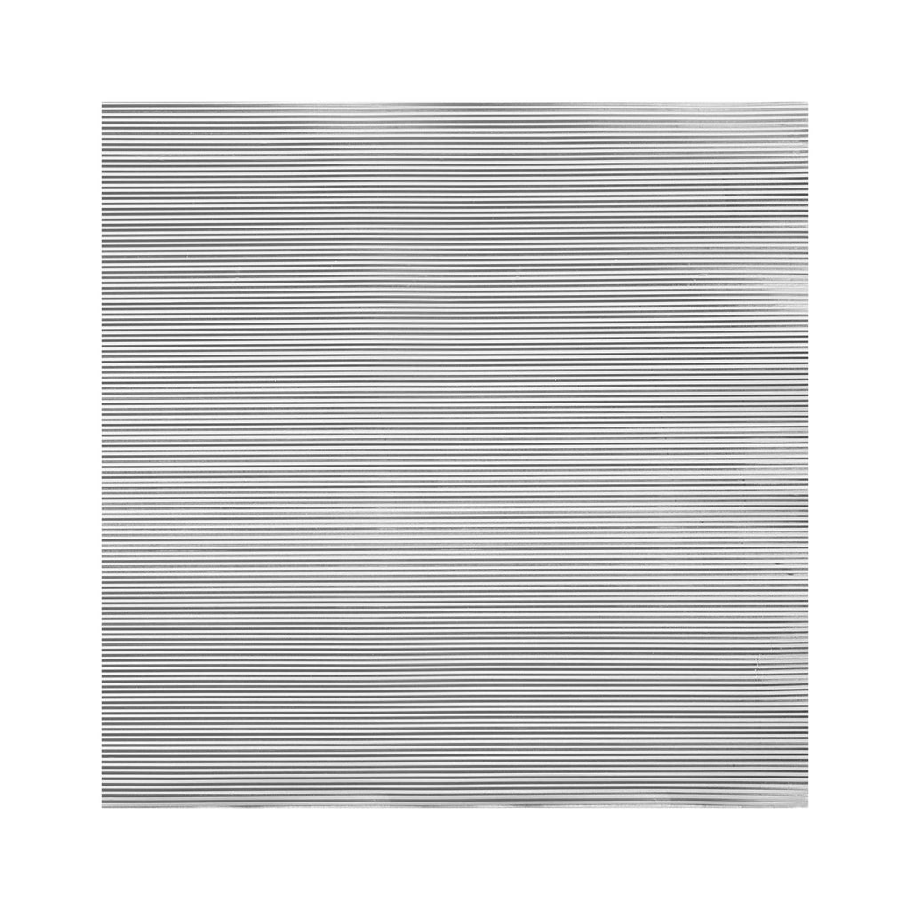 Foil Lux Pink Aluminum Wrap and Basket Liner - Ripple - 12" x 12" - 500 count box