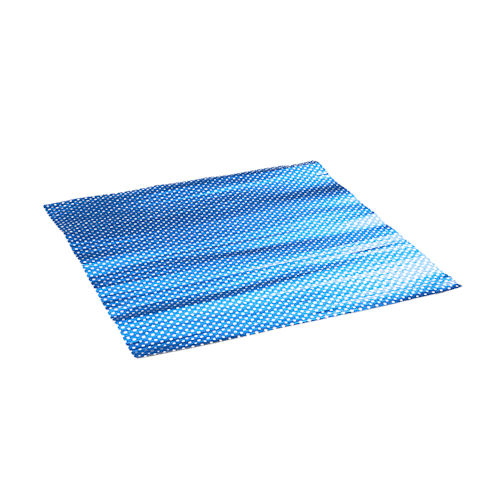 Foil Lux Royal Blue Aluminum Wrap and Basket Liner - Ripple, Polka Dot - 12" x 12" - 500 count box
