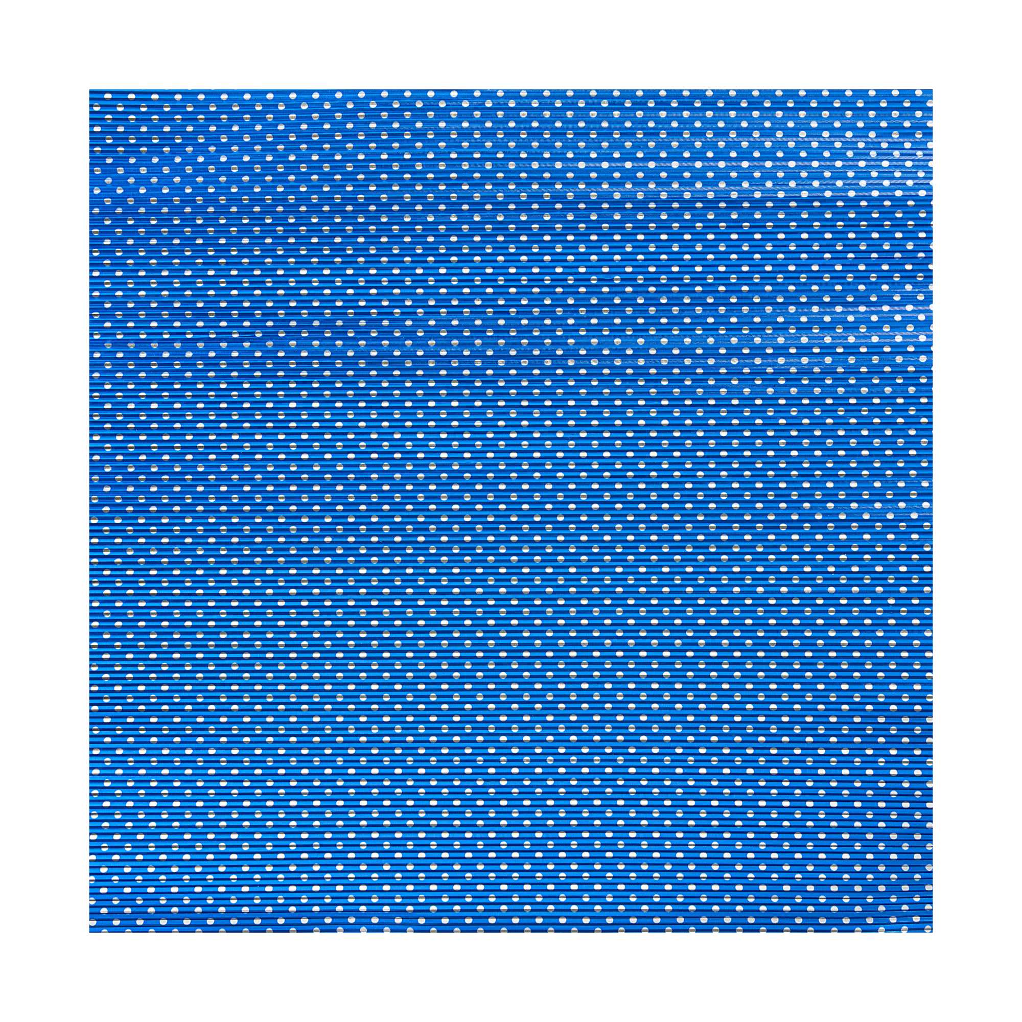 Foil Lux Royal Blue Aluminum Wrap and Basket Liner - Ripple, Polka Dot - 12" x 12" - 500 count box