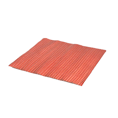 Foil Lux Red Polka Dot Aluminum Wrap and Basket Liner - Ripple - 12" x 12" - 500 count box