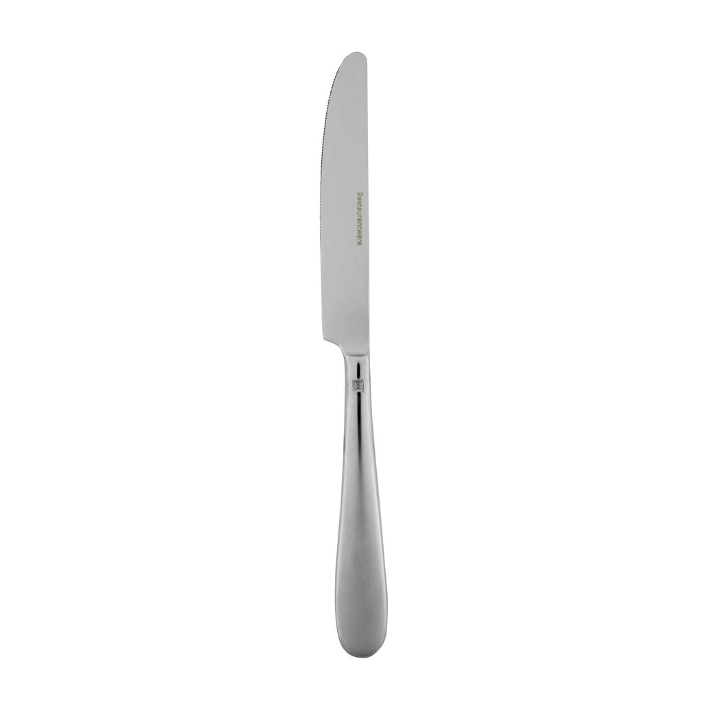 Sovereign 13/0 Stainless Steel Table Knife - 9 1/4" - 2 count box