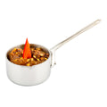 Met Lux 2 oz Stainless Steel Mini Sauce Pan - Easy Pour Lip - 5" x 2 1/4" x 2" - 1 count box