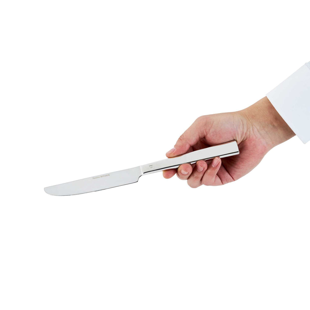 Imperial 13/0 Stainless Steel Table Knife - 9 1/4" - 2 count box