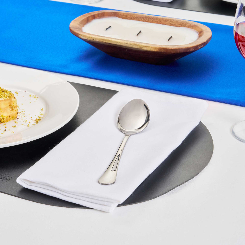 Speculo 18/10 Stainless Steel Dessert Spoon - 7" - 2 count box