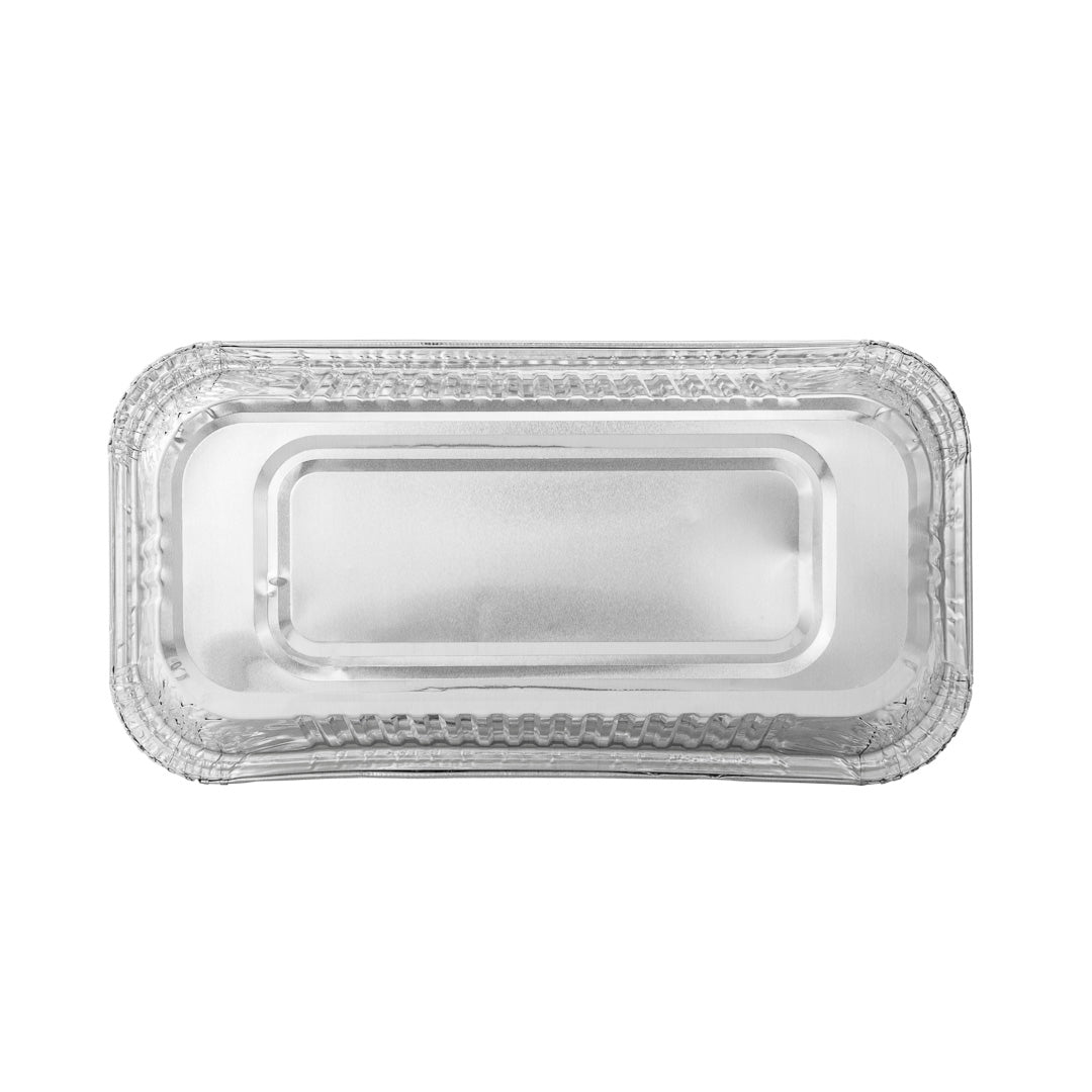 Foil Lux Aluminum 1/3 Size Deep Steam Table / Loaf Pan - 12 1/2" x 6 1/2" x 3 1/4" - 25 count box