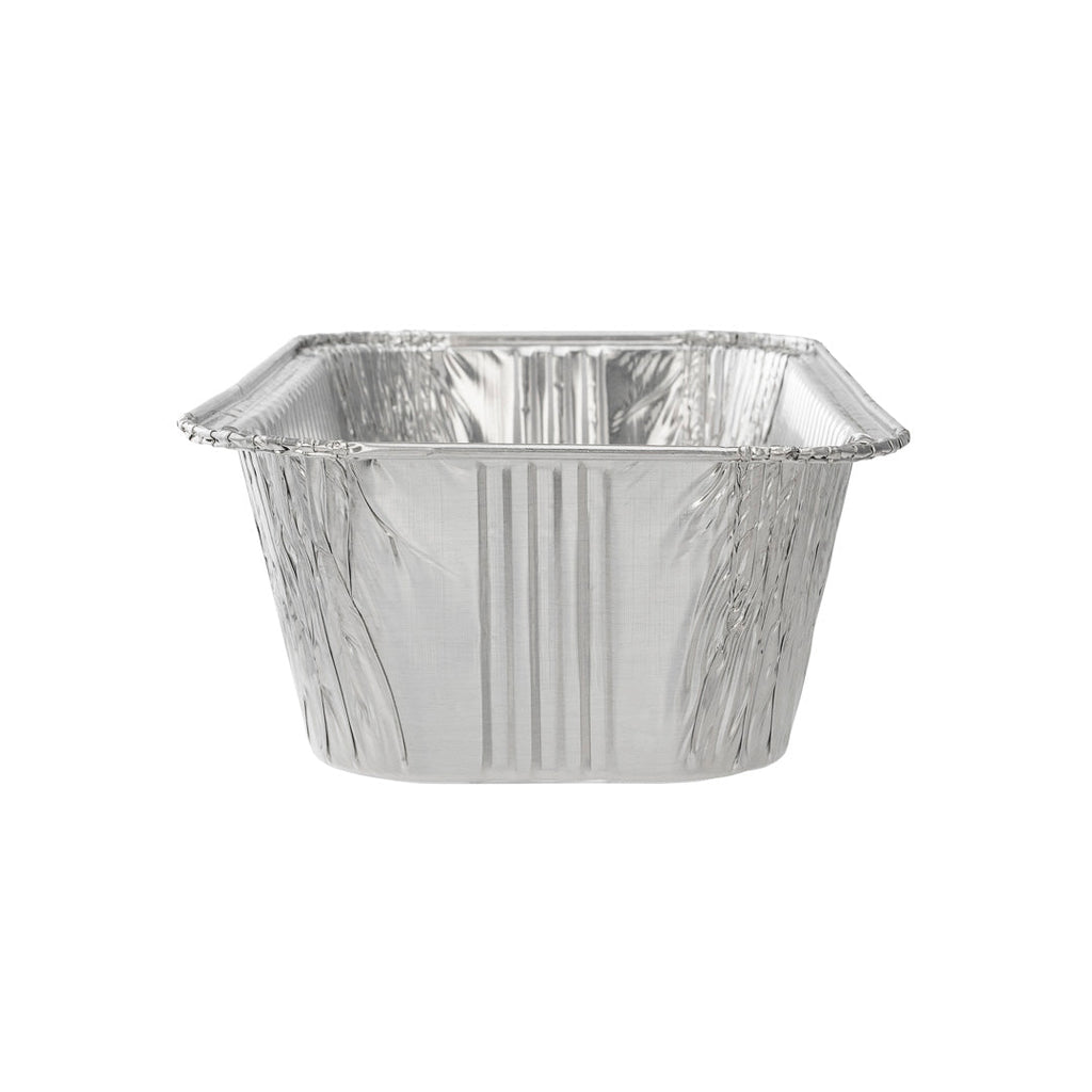 Foil Lux Aluminum 1/3 Size Deep Steam Table / Loaf Pan - 12 1/2" x 6 1/2" x 3 1/4" - 25 count box