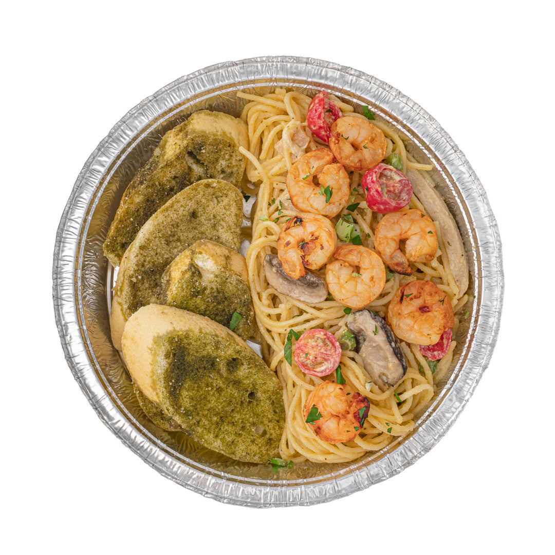 Foil Lux 36 oz Round Aluminum Take Out Pan - Heavy Weight - 8" x 8" x 2" - 100 count box