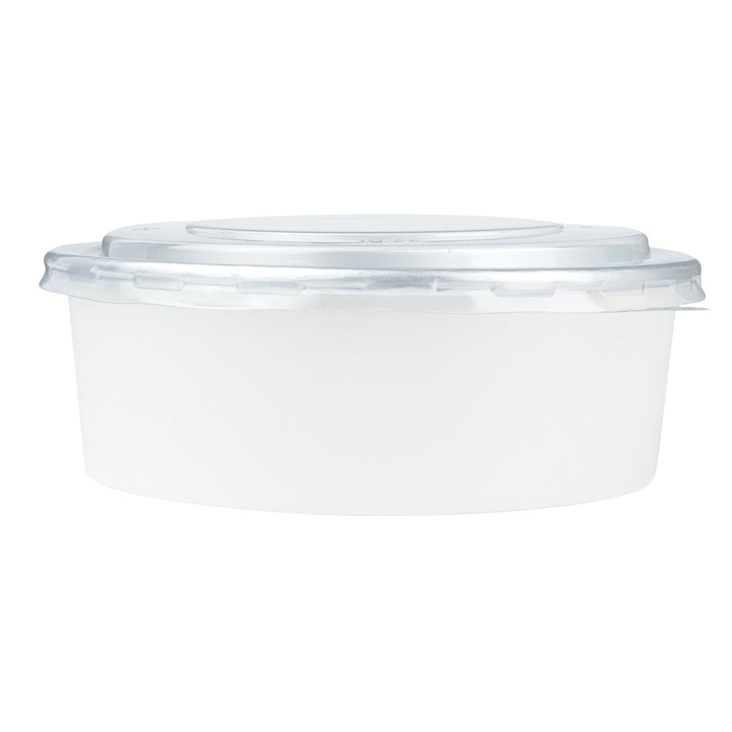 Foil Lux Clear Plastic Take Out Container Lid - Fits 45 oz - 200 count box