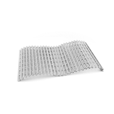 Foil Lux Aluminum Disposable Grill Liner - 19 3/4" x 12" - 10 count box