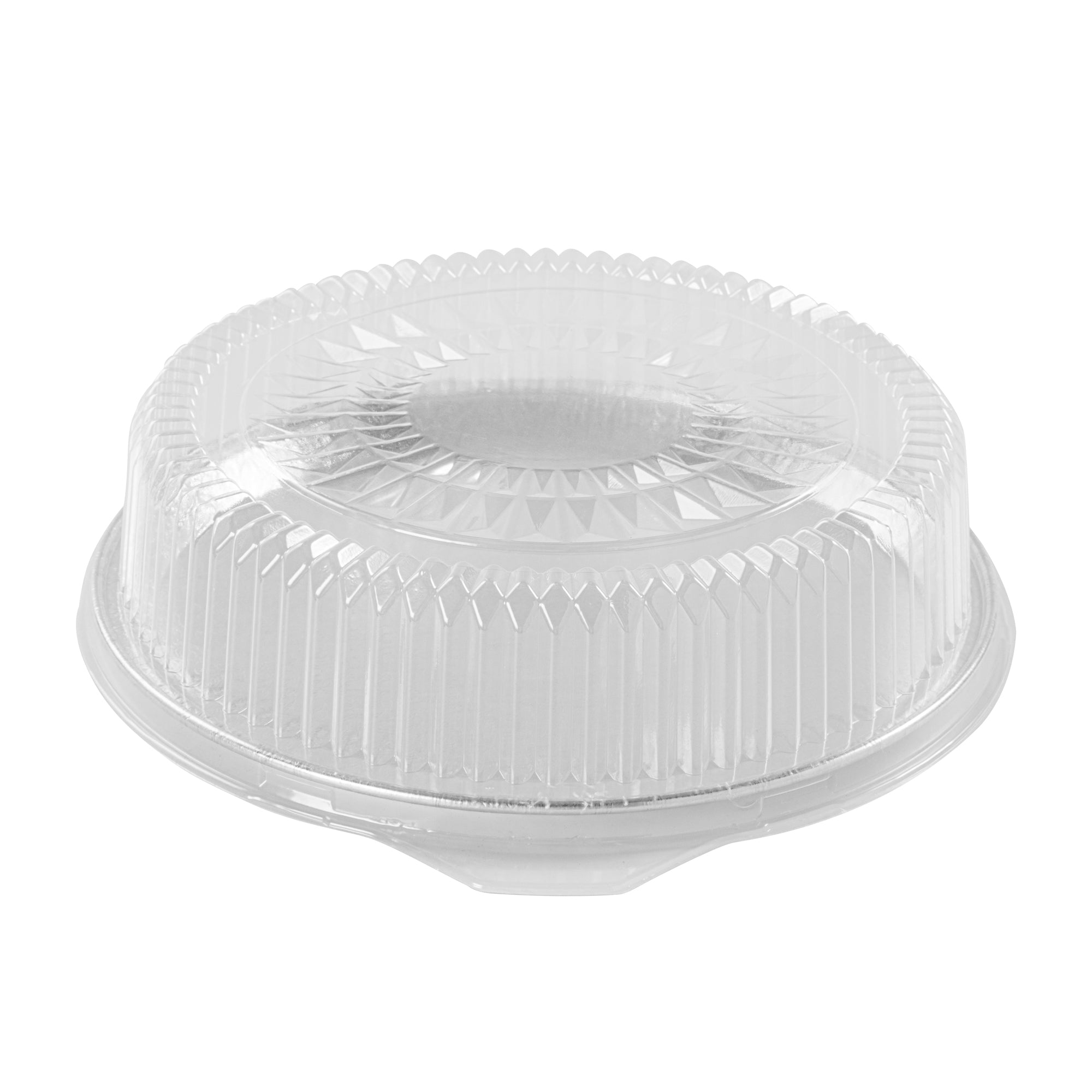 Foil Lux Round Aluminum Catering Tray - 12" - 10 count box