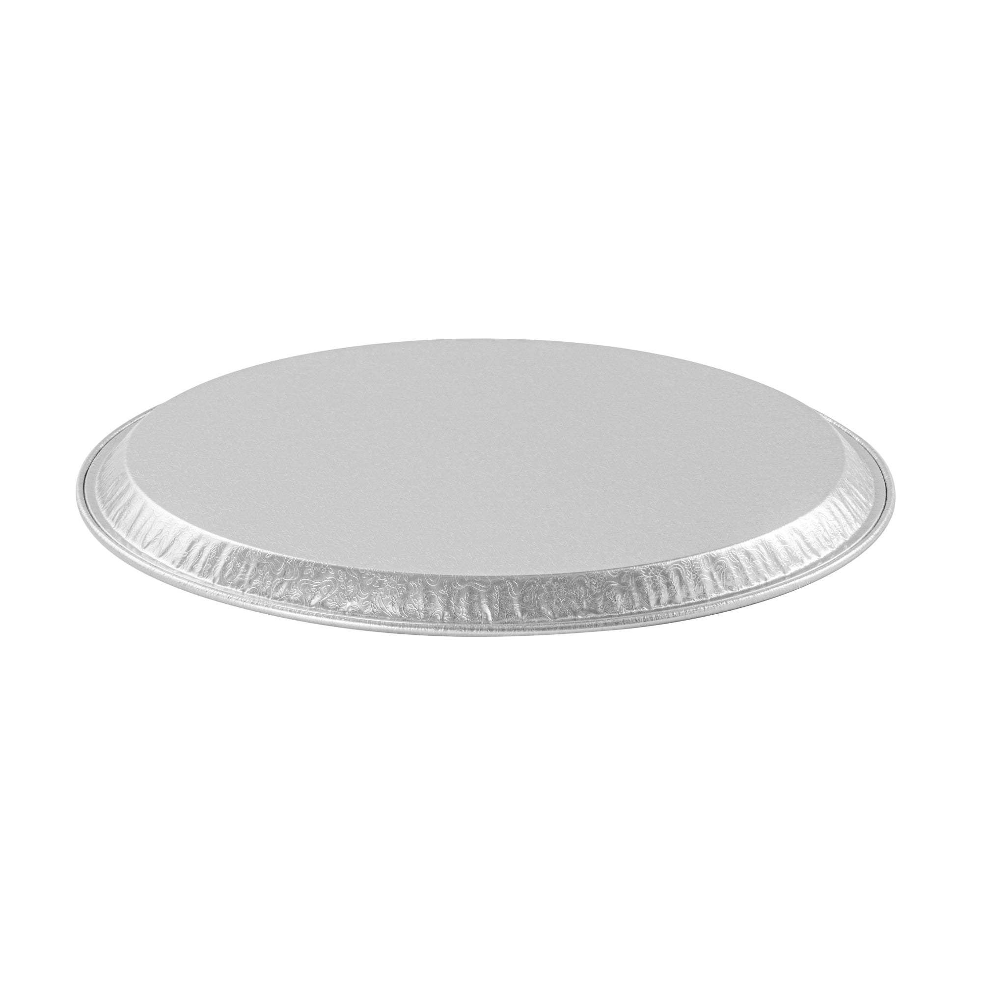 Foil Lux Round Aluminum Catering Tray - 16" - 10 count box