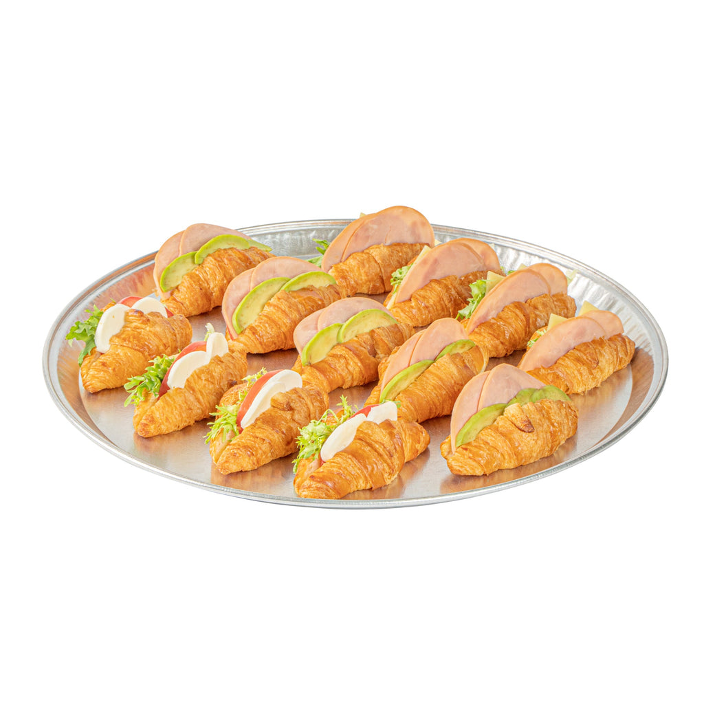 Foil Lux Round Aluminum Catering Tray - 18" - 10 count box