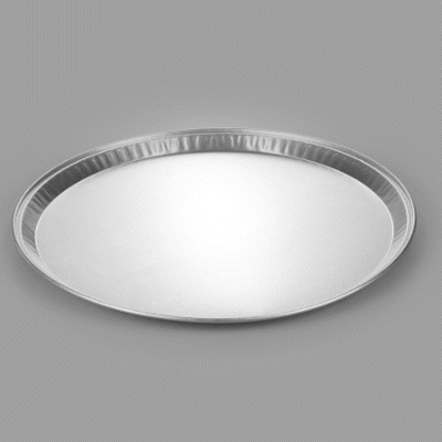 Foil Lux Round Aluminum Catering Tray - 18" - 20 count box