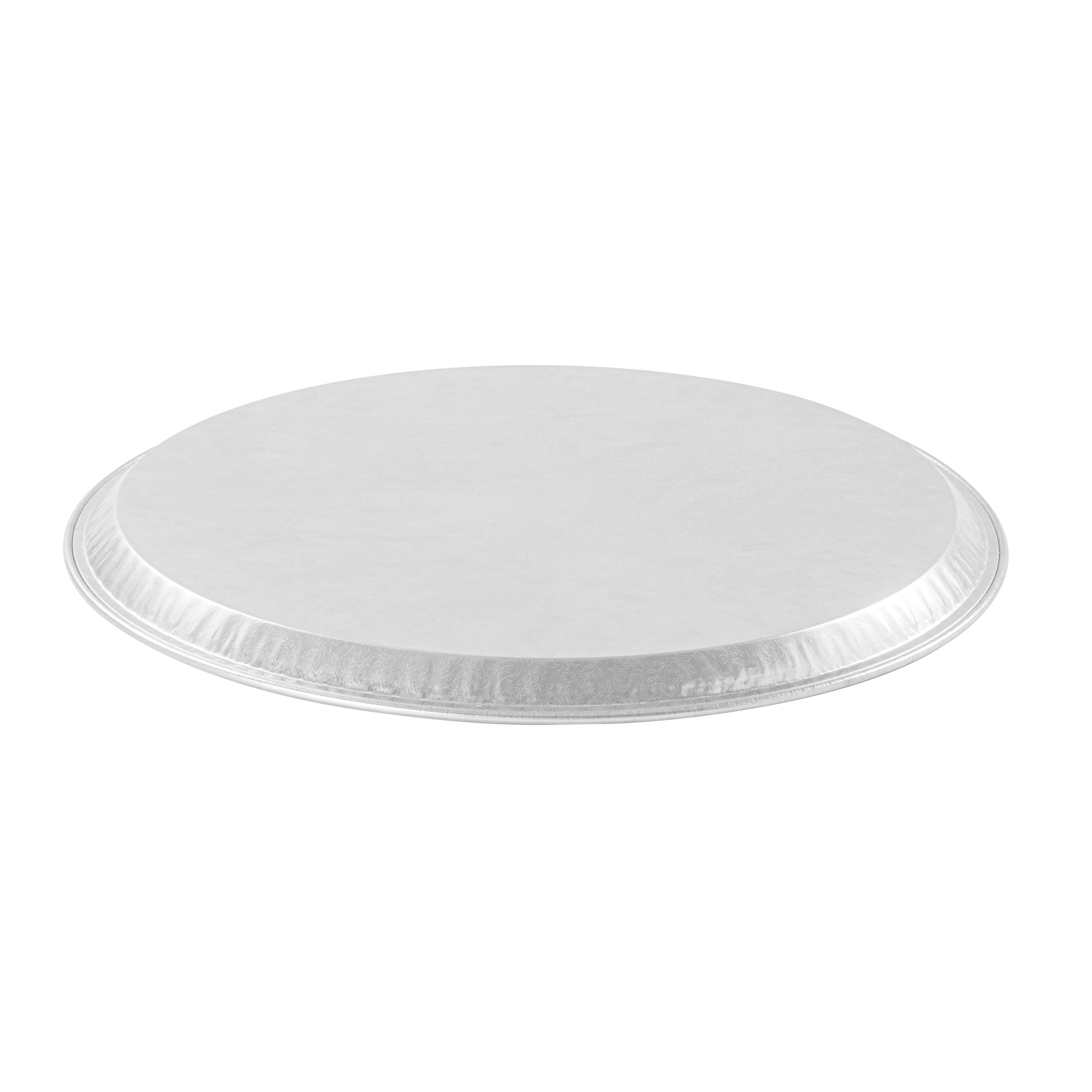 Foil Lux Round Aluminum Catering Tray - 18" - 20 count box