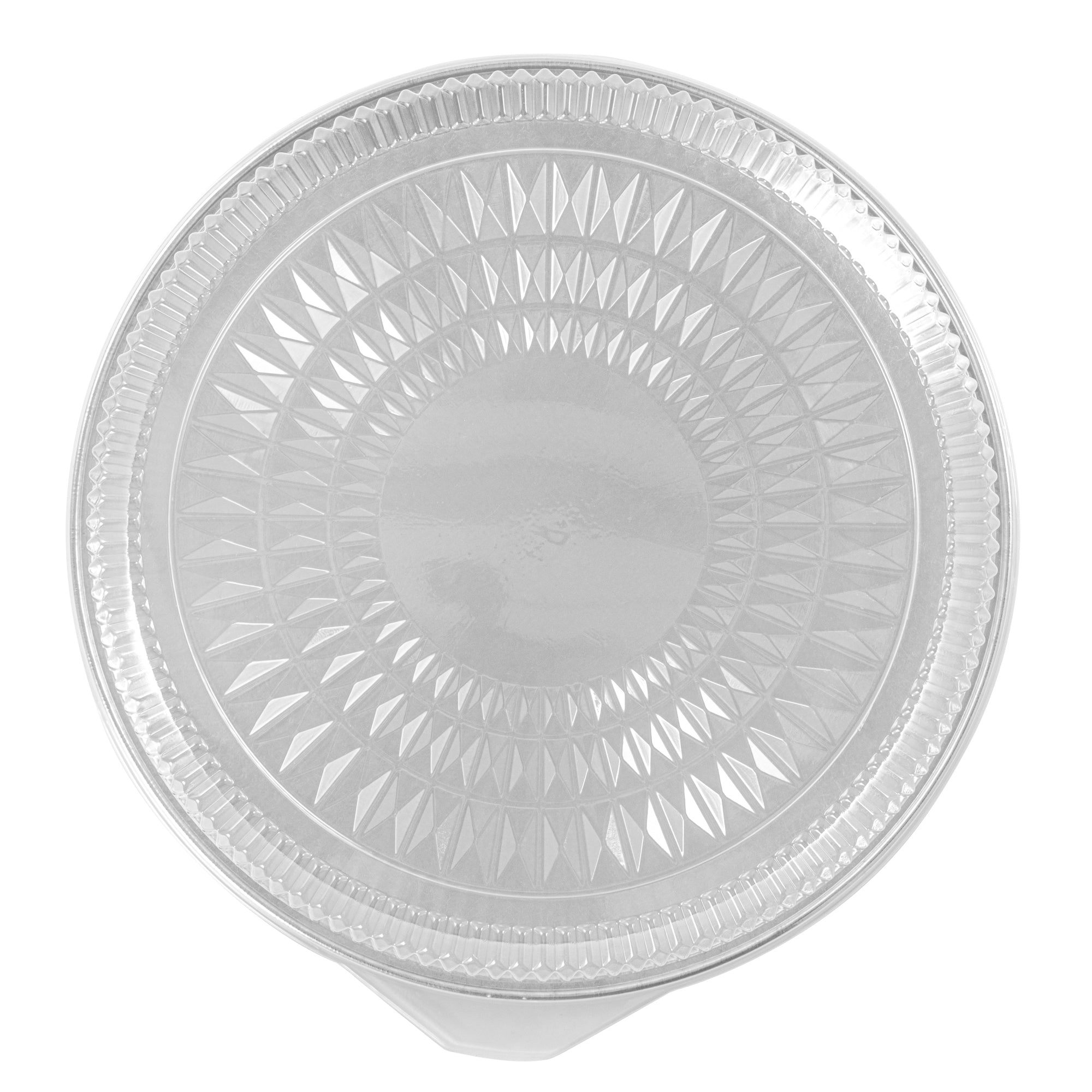 Foil Lux Round Clear Plastic Dome Lid - Fits 18" Catering Tray - 20 count box