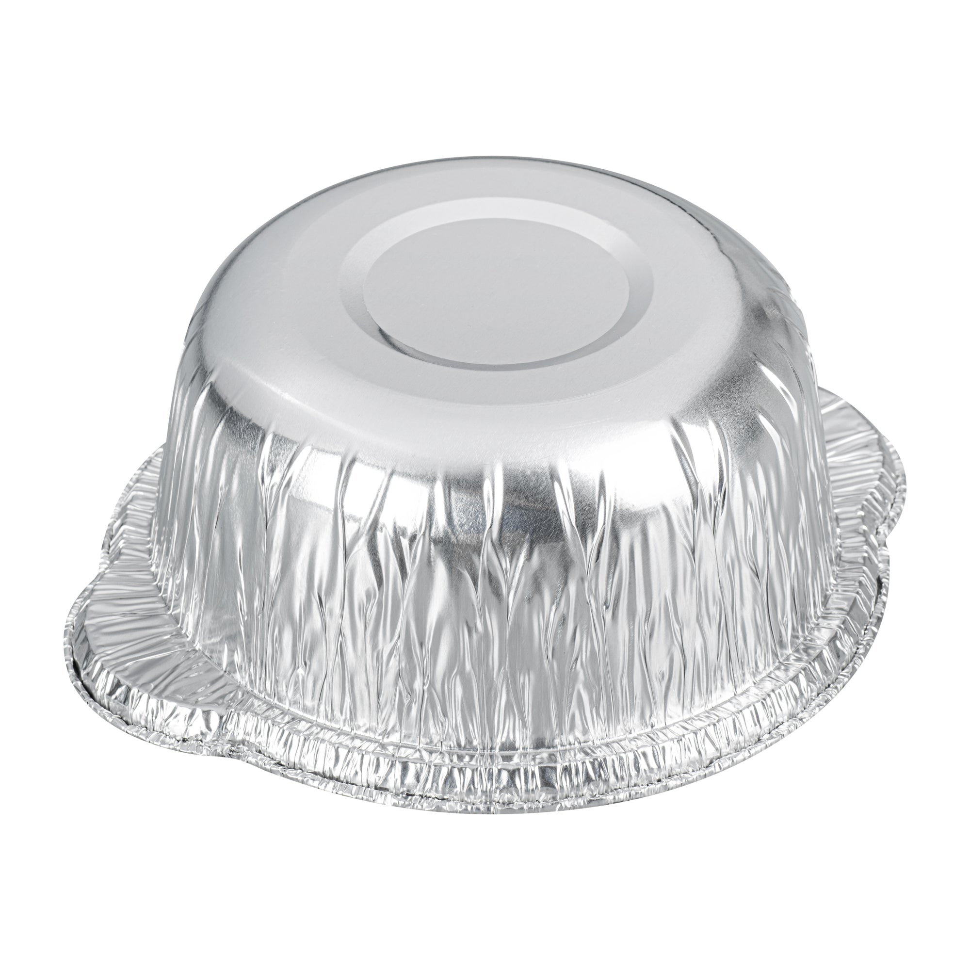 Foil Lux 34 oz Aluminum Foil Pot - with Lid - 8 1/4" x 7 1/4" x 3" - 10 count box