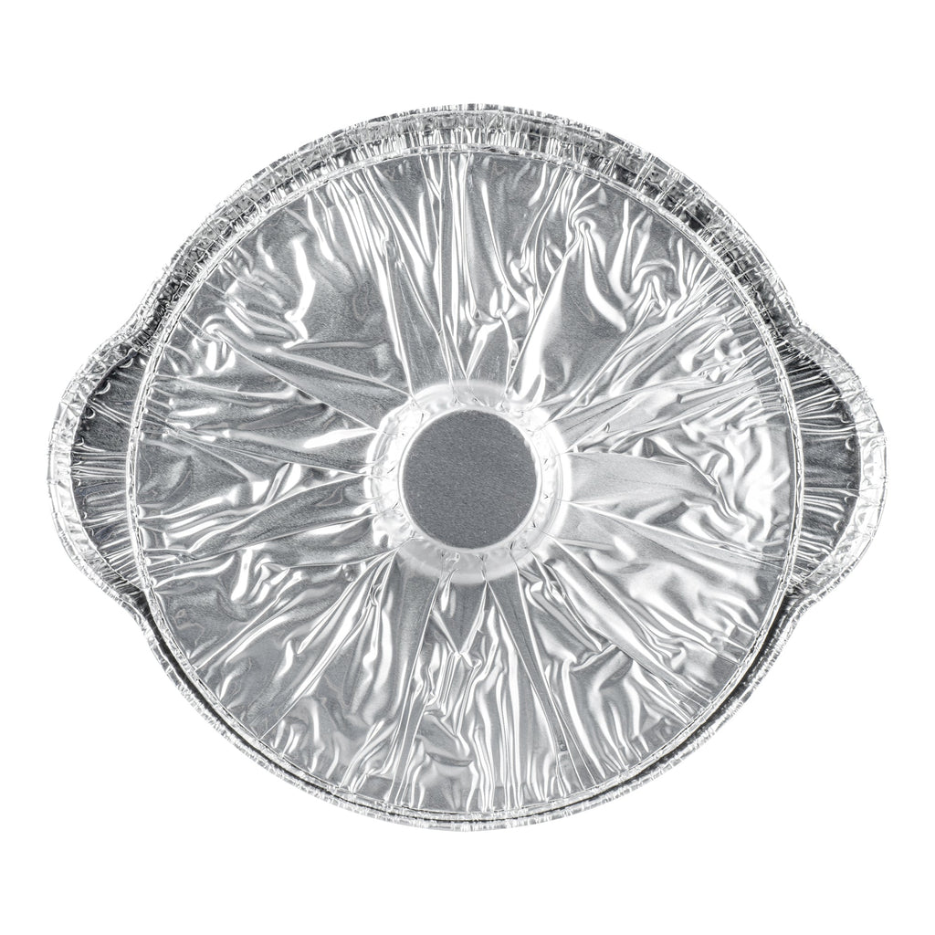 Foil Lux 34 oz Aluminum Foil Pot - with Lid - 8 1/4" x 7 1/4" x 3" - 100 count box