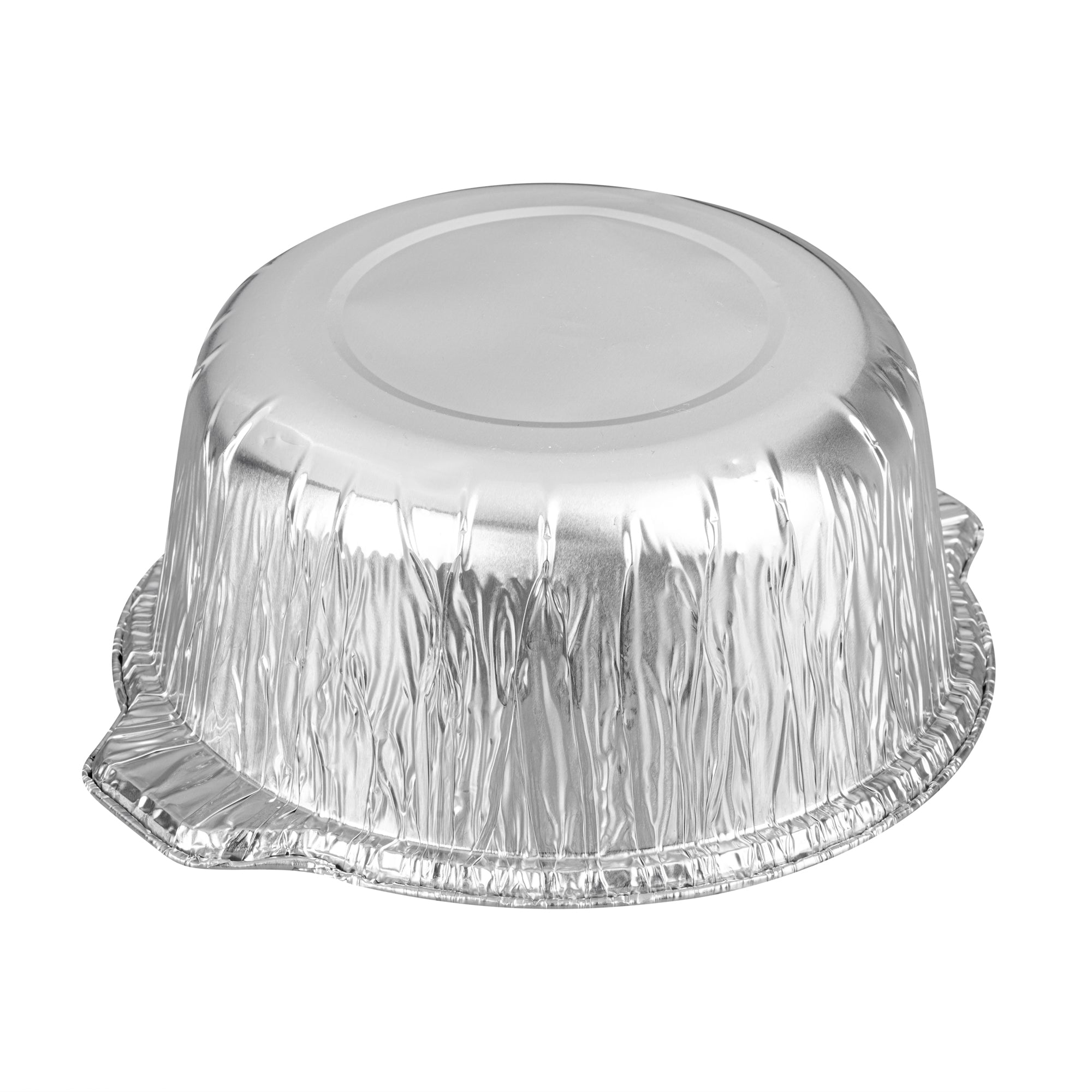Foil Lux 60 oz Aluminum Foil Pot - with Lid - 9 3/4" x 8 3/4" x 3 3/4" - 100 count box