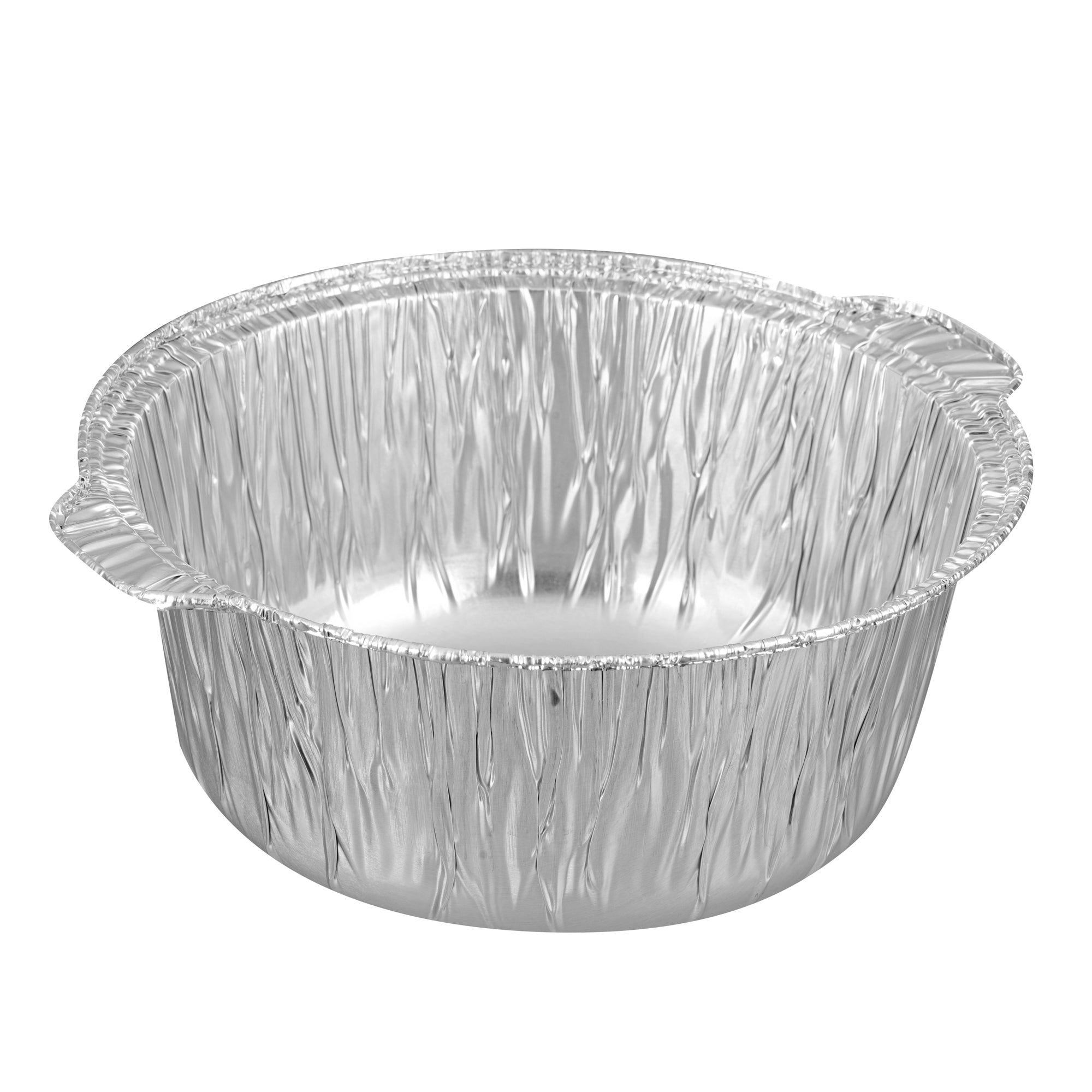 Foil Lux 4 qt Aluminum Foil Pot - with Lid - 11 1/2" x 10 1/4" x 4 3/4" - 10 count box