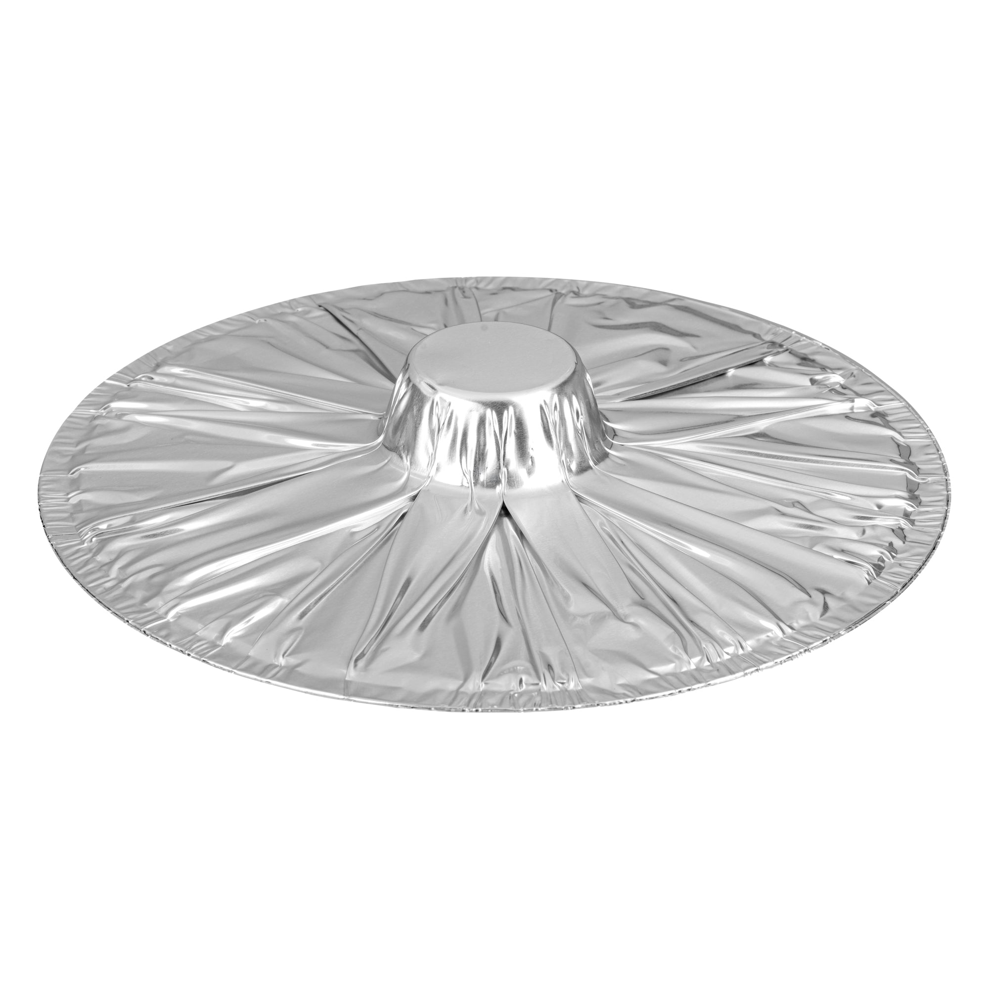 Foil Lux 4 qt Aluminum Foil Pot - with Lid - 11 1/2" x 10 1/4" x 4 3/4" - 100 count box