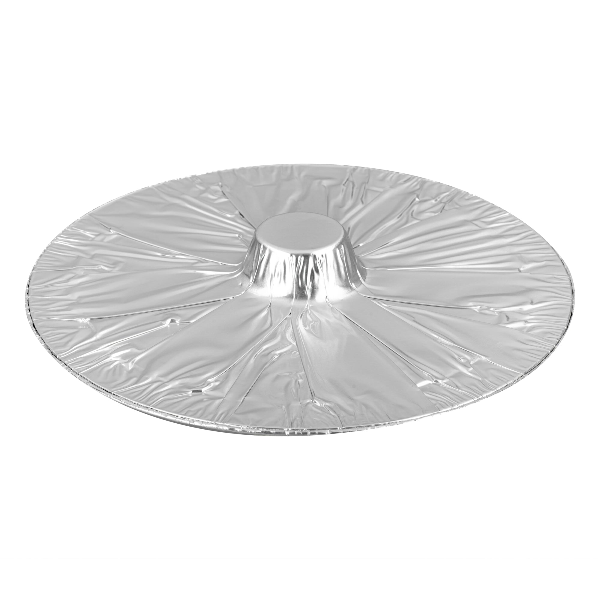 Foil Lux 6 qt Aluminum Foil Pot - with Lid - 13 1/2" x 12" x 4 3/4" - 10 count box